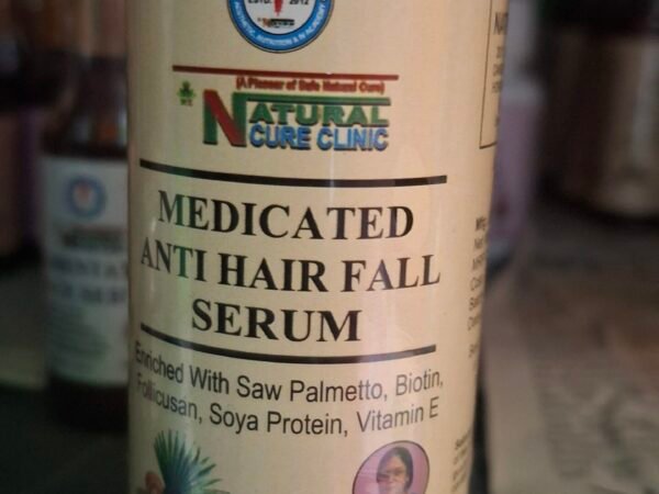 Medicated hair serum for hair fall control