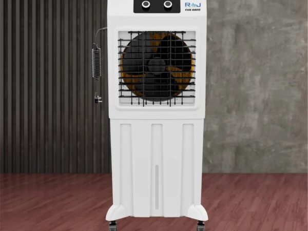 Raj Cool House 12055 – Desert Air Cooler with Easy-Clean Ice Chamber | 3 Side Honeycomb Pad | Auto Swing Technology