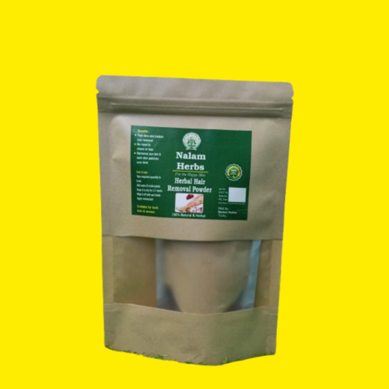 WhatsApp Image 2025-11-17 at 1.31.36 PM (2) “Nalam Herbs Herbal Hair Removal Powder for gentle, chemical-free removal of unwanted hair and smooth, bright skin.”