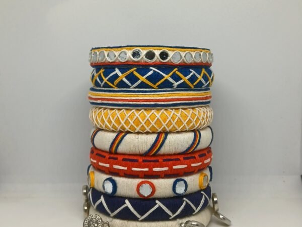 Riya multicolour handcrafted bangles | NDFASHION
