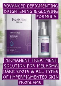 ADVANCED DEPIGMENTING, BRIGHTENING & GLOWING SERUM - FOR PERMANANT TREATMENT SOLUTION FOR MELASMA, DARK SPOTS & ALL TYPES OF PIGMENTED SKIN PROBLEMS