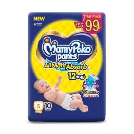MamyPoko Pants All Night Absorb (S-10)