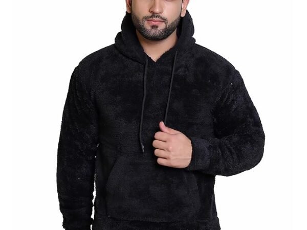 Hellknit Presents Mens Full Sleeves Woolen Hoodies with Warm Fabric Trendy wear Hoodies for Men