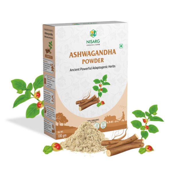 Organic Ashwagandha Root Powder (Churna)