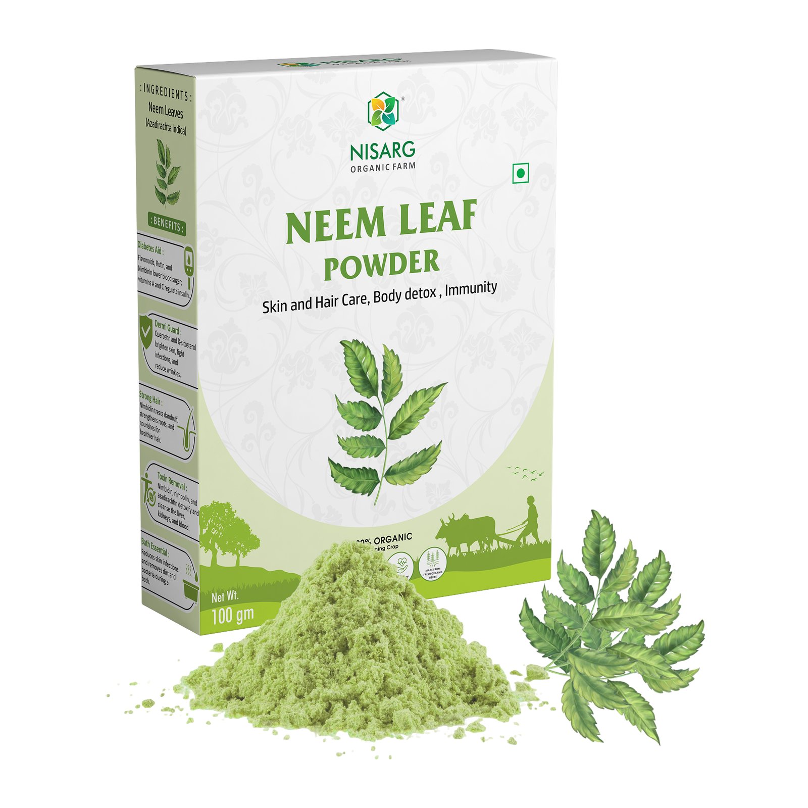 Neem Leaf Powder Front