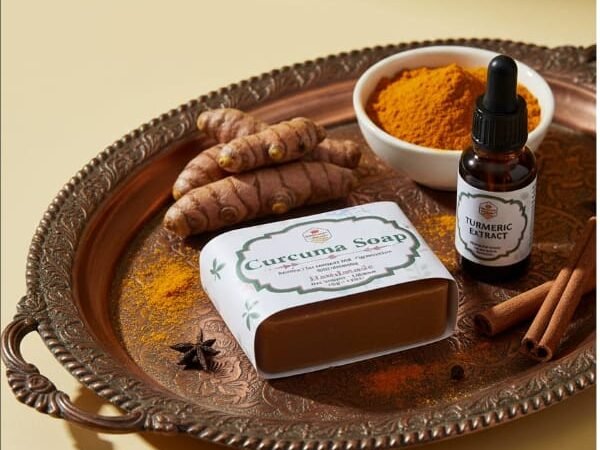 Saanggavi Naturals A herbal Curcuma Soap | Bathing soap