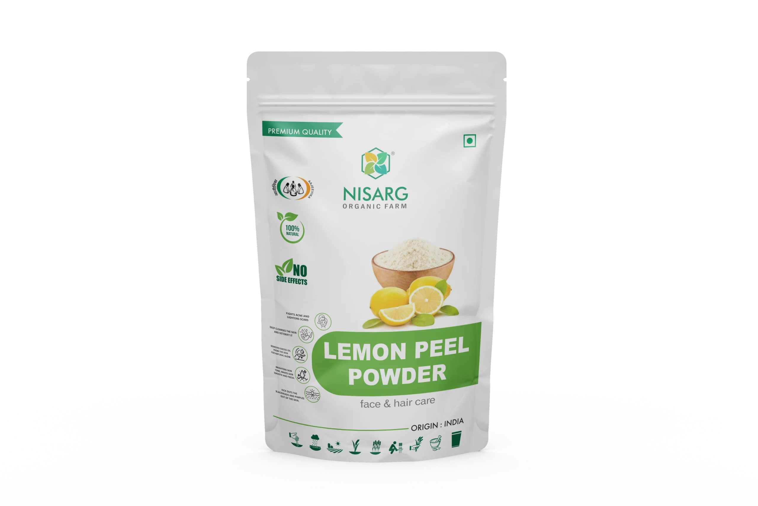 lemon peel powder