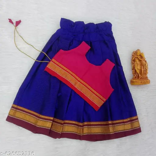 Very Stunning design blue and pink combin khan lehenga choli | Mom and me