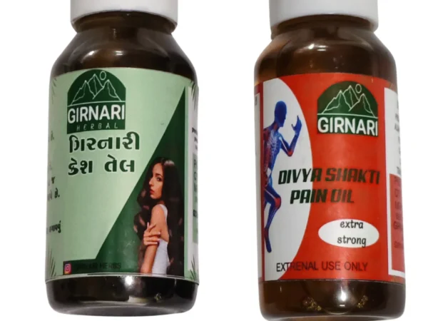 Girnari Herbal Hair Oil And Divya Shakti Oil Combo Pack 2 Bottle | Ruby Shop