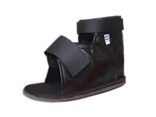 Medtrix Cast Shoe Foot Support Medical Surgical Shoe Orthopedic Covering Plaster on Foot Black (Large) | Madtrix