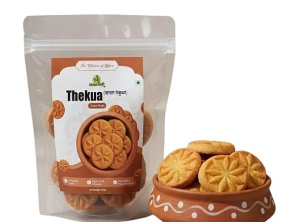 Desi Ghee Thekua I Traditional Bihari Whole-Wheat Cookies Tea-Time Cookies Indian Wheat Flour Snack, 100% Natural Ingredients | Oh! So Achari