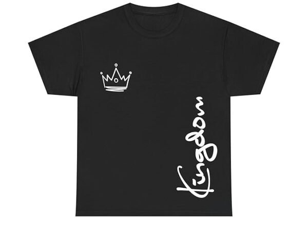 Unisex Cotton Graphic Print T-Shirt, Round Neck, Half Sleeve, Regular Fit, Black WHK-0006 | Hellknit