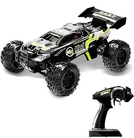 Racing Rally RC Cars, 35KM/H High Speed Remote Control Car, 4WD 1:18 Scale 2.4GHZ Monster Truck for Kids& Adults(Multicolor)_134 | Funshine | Jet Roy