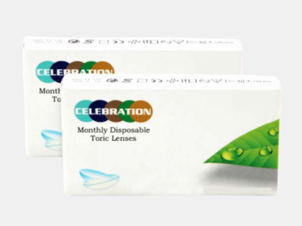 CELEBRATION CLEAR TORIC CONTACT LENS (3 LENS PACK) MONTHLY | Eyekart