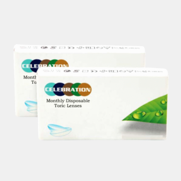 CELEBRATION CLEAR TORIC CONTACT LENS (3 LENS PACK) MONTHLY | Eyekart