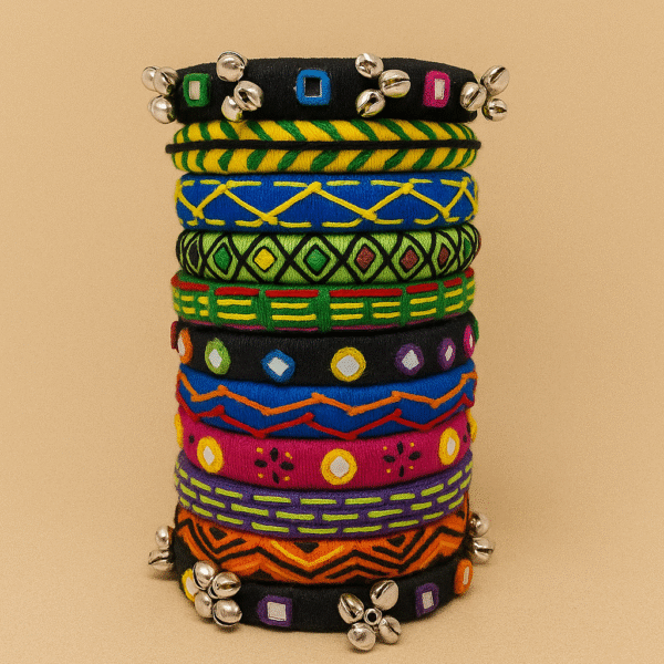 Shalini [multicolour handcrafted bangles] | NDFASHION