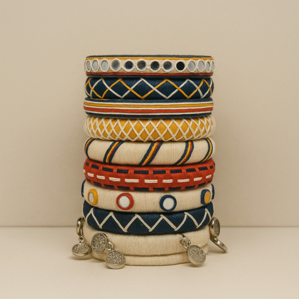 Riya [multicolour handcrafted bangles] | NDFASHION