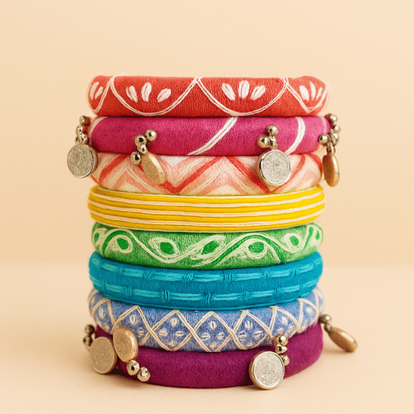 Kaveri [ Mix colour Handcrafted Bangles] | NDFASHI0N