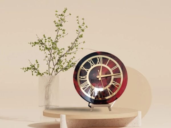 Resin handmade wall clock/ Elegant creation