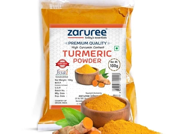 Natural Turmeric Powder 100g | High Curcumin Content | Chemical-Free & Naturally Processed | Zaruree