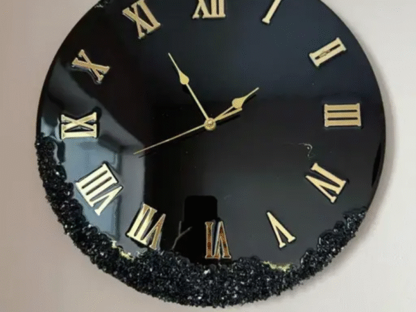 Resin handmade wall clock/ Elegant creation