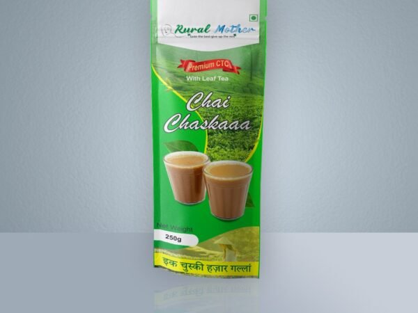Chai Chaskaa – Premium CTC with Leaf Tea Blend, 250g Pack | Rural Mother