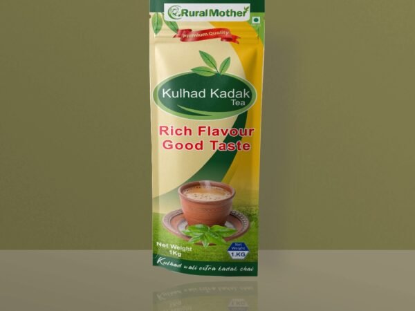 Kulhad Kadak Tea – Premium Strong Flavour Tea, 1kg Pack | Rural Mother