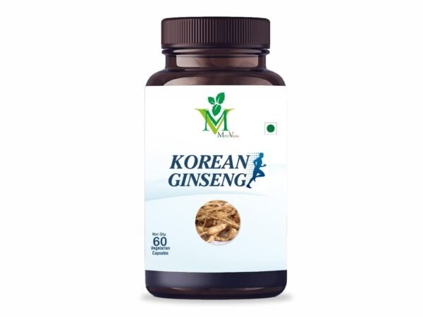 Korean Ginseng Capsules – Boost Energy, Enhance Cognitive Function, and Support Immune Health Mint Veda