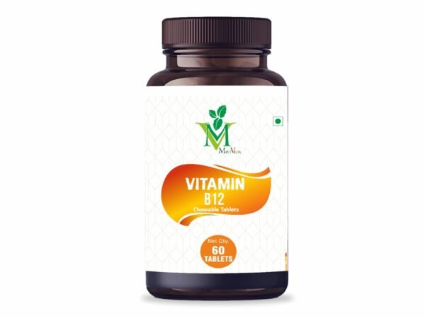 Convenient Vitamin B12 Chewable Tablets - Vitamin B3 (Niacin), B6 (Pyridoxine Hydrochloride), B9 | Mint Veda