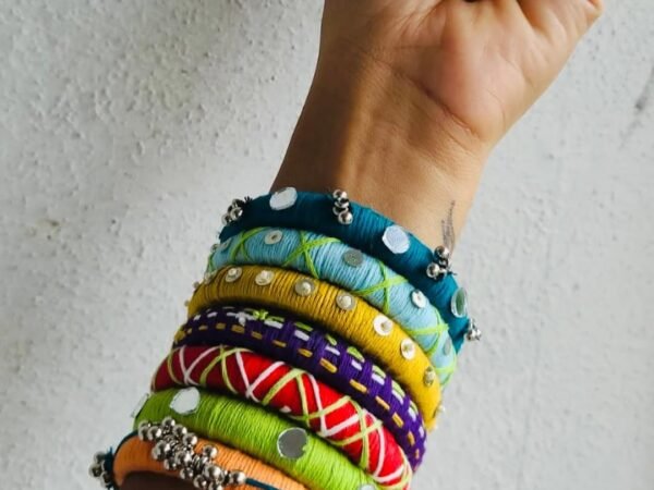 Sakshi [multi-colour Handcrafted Bangles] | NDFANSHION