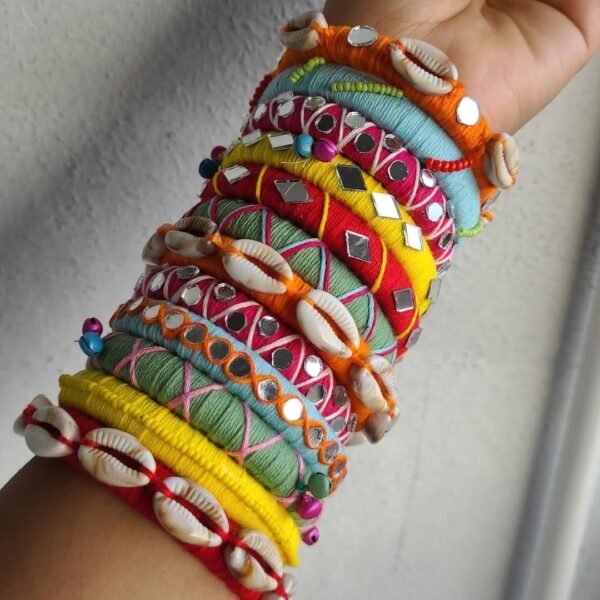 muskan [multi-colour Handcrafted Bangles] | NDFASHION