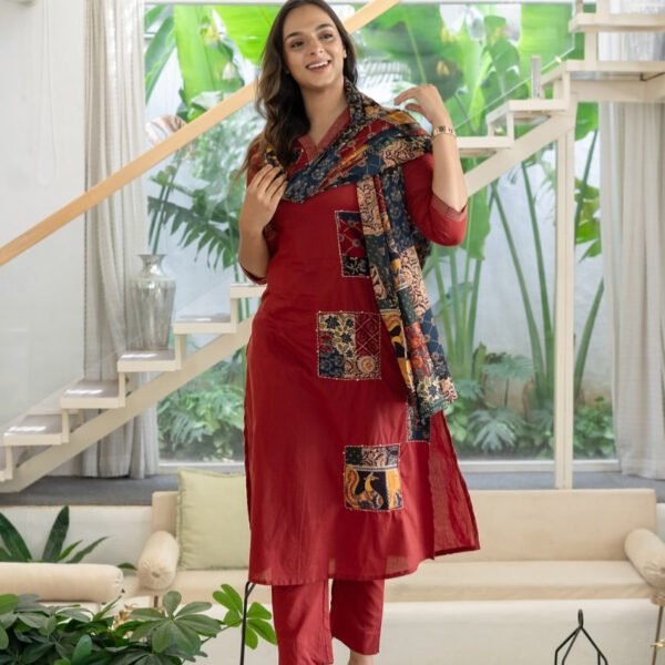 Festival Special White Cotton Khadi Suit Set | Attirecarat