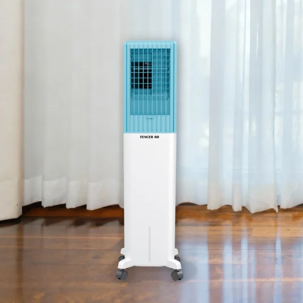 Fencer Tower Cooler 60 – Smart Personal Cooler for Bedrooms & Compact Living Spaces | Raj Cooling