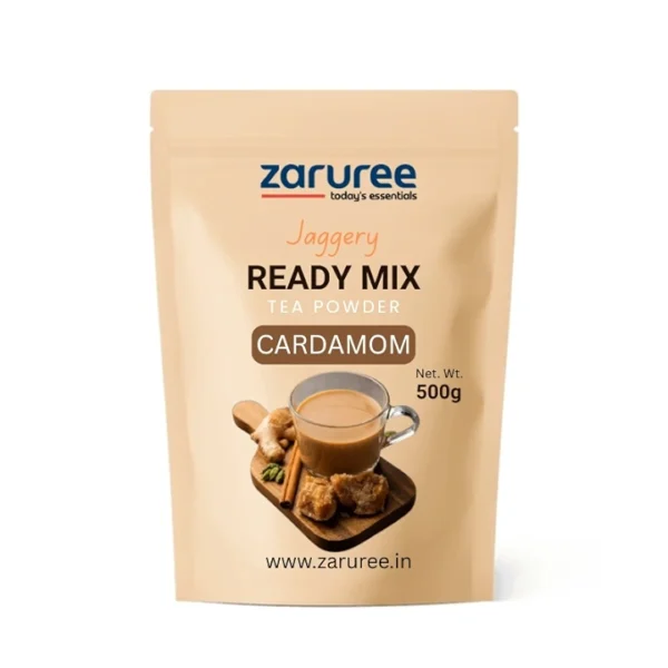 Jaggery Cardamom Ready Mix Tea Powder 500g | Zaruree