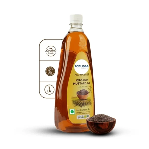 Organic Pressed Mustard Oil 500ml | Zaruree
