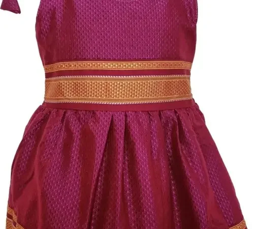 Baby girls midi knee length/khan frock | Mom and me