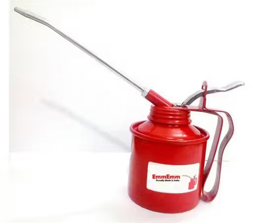 Finest 1/2 Pint (230ml) Steel Lubricant Oil Can/Pot/Dispenser | EmmEmm