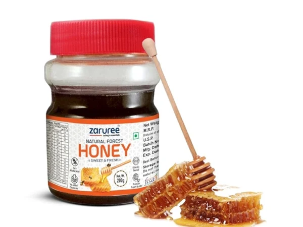 Natural Forest Honey 200g | 100% Raw, Pure & Unprocessed | Organic & Natural Sweetener | Zaruree
