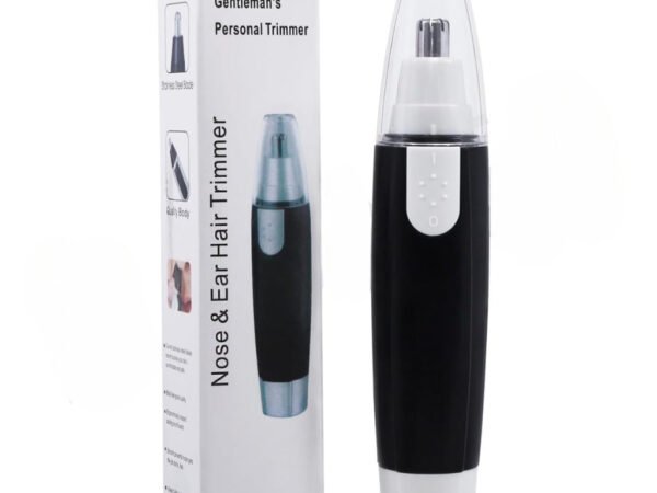 Electric Nose & Ear Hair Trimmer | Stainless Steel Blades | Painless Grooming for Men & Women | WUGO
