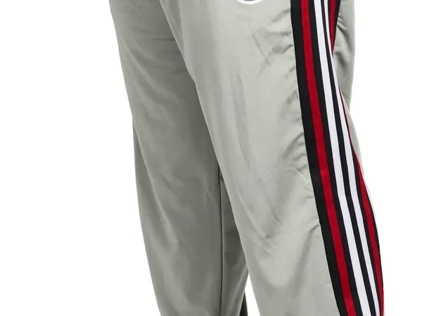 Silver Lycra Blend Polyester Elastic Solid Track Pant For Men | Adaaistic