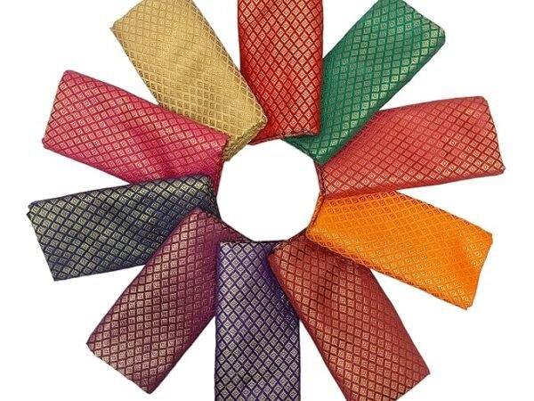 Silk Blouse Piece Material for Women, Unstitched, Combo of 10 (1 Meter Each) - Navratri Special, Durga Puja Special, Oti Bharan, Ugadi Special. | House of Kesari