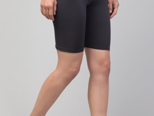 Latest Fancy Women Shorts/Gym Shorts/Solid Yoga Shorts/Cycling Shorts For Women's & Girls Dark Grey | WUGO