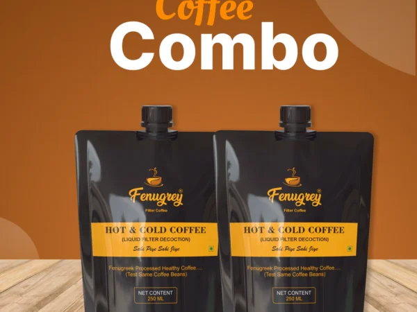 Hot and Cold Coffee 250ML (Pack of 2) | FENUGREY