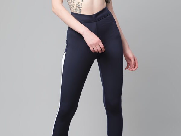 Latest Stylish High GSM Women Active Wear/Gym-Yoga Pant/Sport Leggings For Women's & Girls Dark blue | WUGO