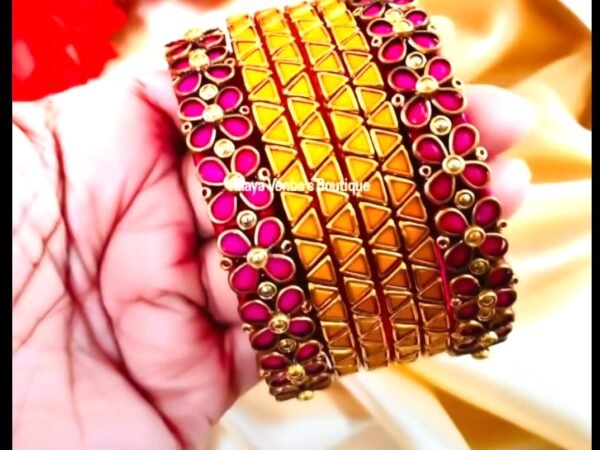 Silk thread bangles