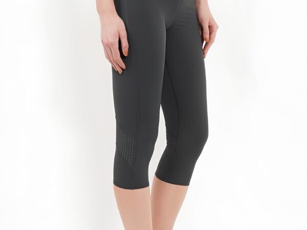 Latest Trendy High GSM Women Active Wear/Gym-Yoga Capri/Sport Capri for Women's & Girls Dark Black | WUGO