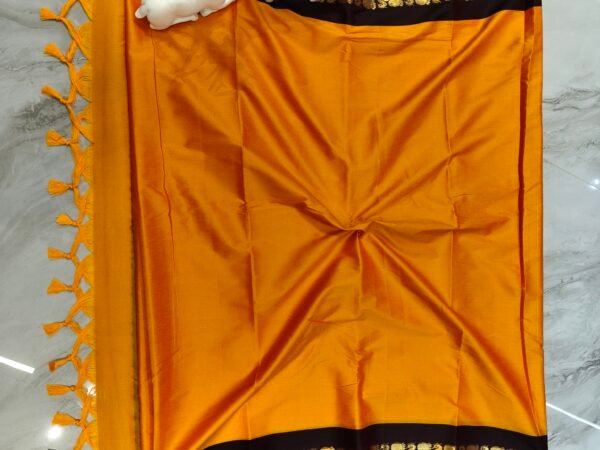 Fancy jacquard Narayanpet Pure Handloom Cotton Saree With Blouse Piece | Happy Creatiom