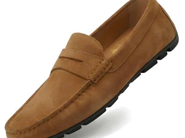 Latest Trendy Suede Loafers for Men & Boys | Casual Slip-On Shoes for Daily Wear | Soft Sole Comfortable Driving Shoes for All Day Comfort | WUGO