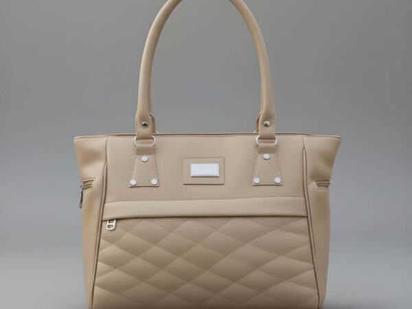 Premium Quality Women’s Stylish Mocha Handbag | Elegant PU Leather Shoulder & Tote Bag for Ladies | Spacious Multi-Compartment Design with Golden Hardware & Fur Ball Charm | Perfect for Office, Daily Use, Travel & Parties | WUGO