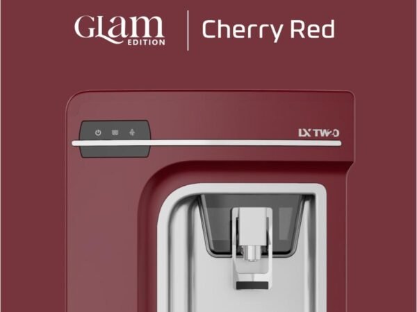 LXTWO Advanced Water Purifier with RO UV UF TDS (Cherry Red) | Safe & Healthy Drinking Water System | GHANSHYAM ELECTRICALS